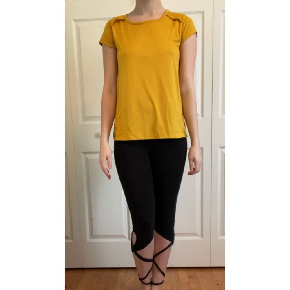Champion Yellow Activewear Top